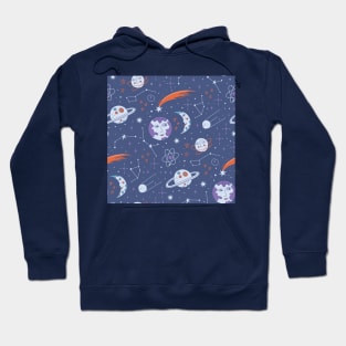 Pattern with astronomy symbols Hoodie